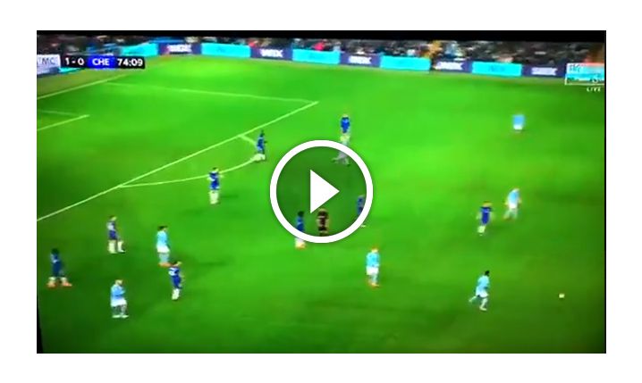 Zabawny pressing Chelsea w meczu z Man City... xD [VIDEO]