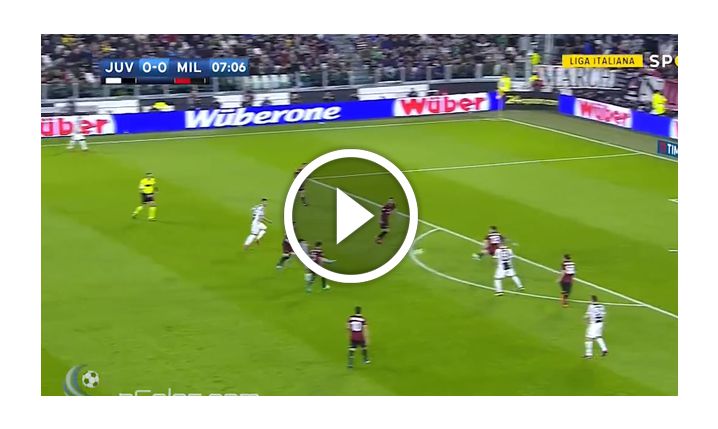 Dybala strzela gola na 1-0 z Milanem! [VIDEO]