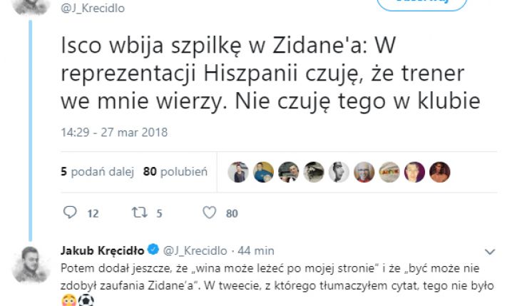 Zaskakująca wypowiedź Isco po meczu z Argentyną!