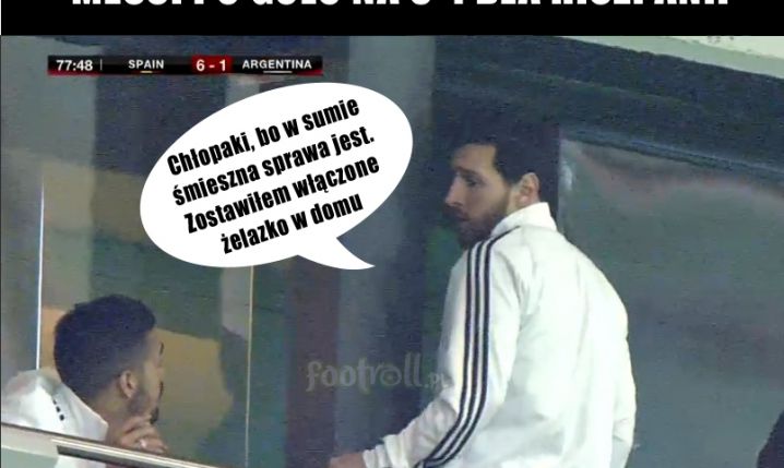Już wiemy, co powiedział Messi, wychodząc ze stadionu... xD