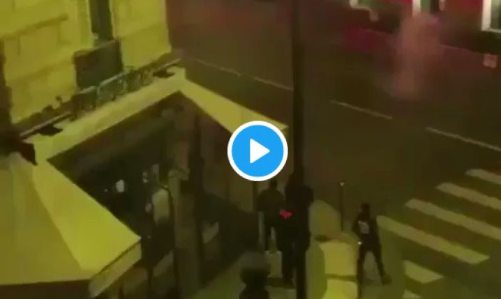 Ultrasi PSG pojawili się przed hotelem Realu Madryt, o 1:30 [VIDEO]