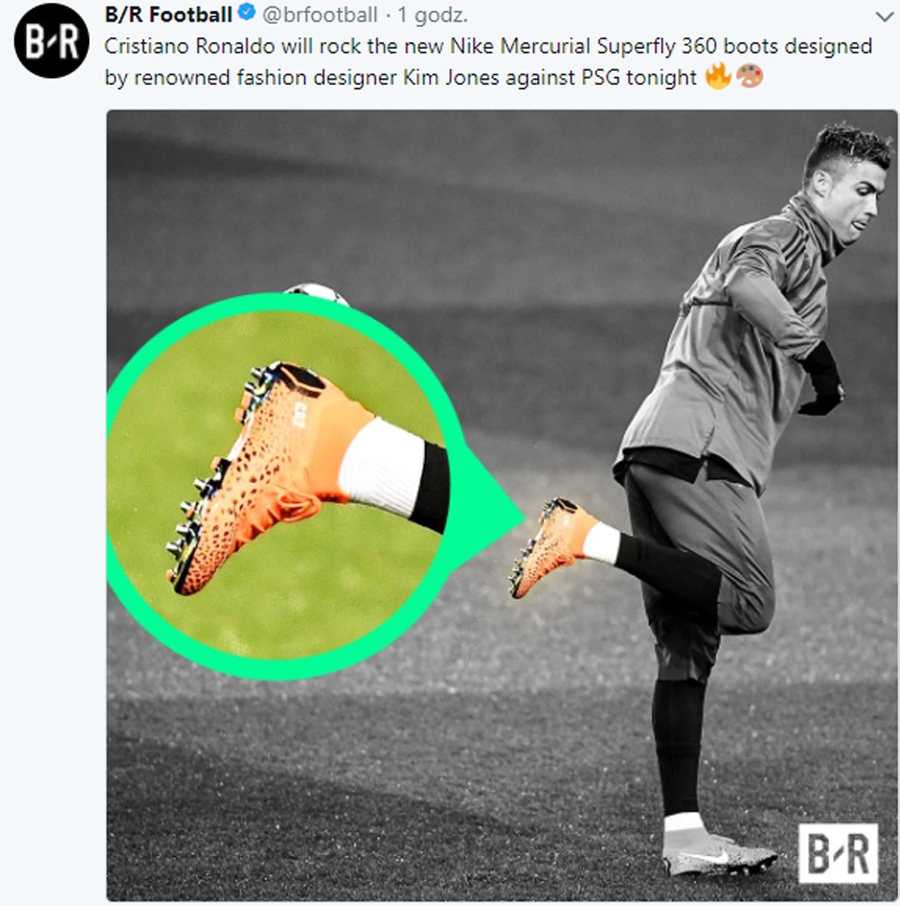 Nowe buty CR7 na rewanżowy mecz z PSG!