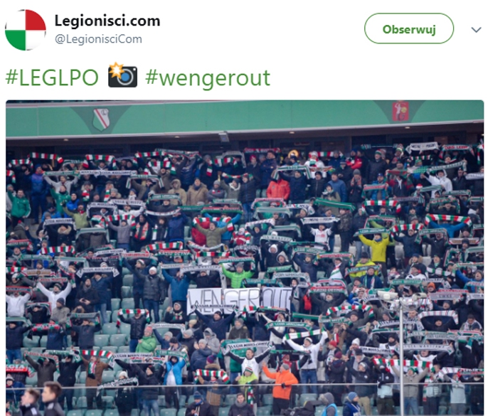 Nietypowy transparent na meczu Legia - Lech! :D