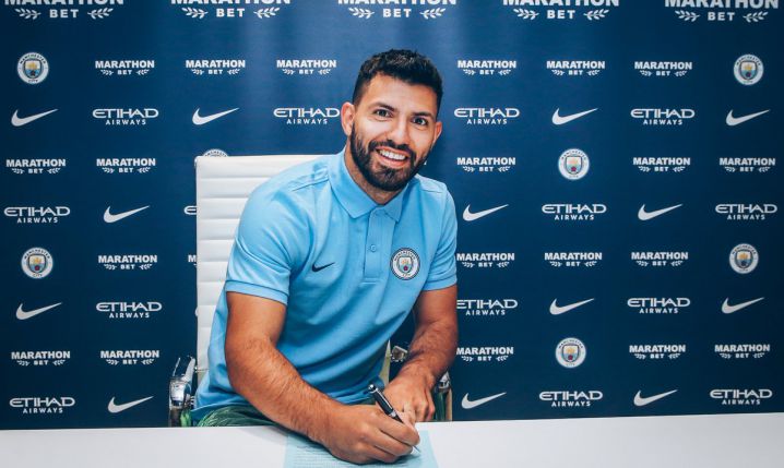 Aguero z nowym kontraktem do 2021 roku