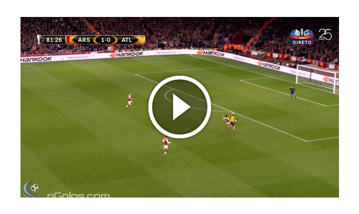 Tragiczne zachowanie obrony Arsenalu i GOL Griezmanna na 1-1! [VIDEO]