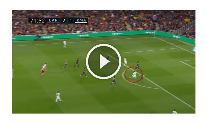 Genialny GOL Garetha Bale'a z FC Barceloną! 2-2 [VIDEO]
