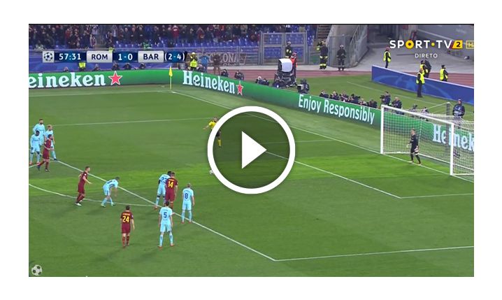 De Rossi strzela gola na 2-0 z FC Barceloną! [VIDEO]