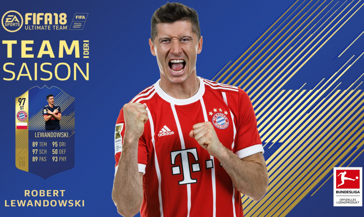 Jedenastka sezonu Bundesligi w FIFA 18!