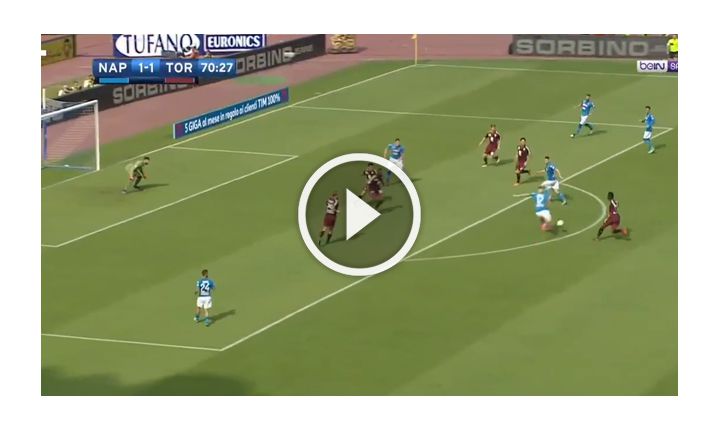 FENOMENALNY gol Hamsika! 2-1 [VIDEO]
