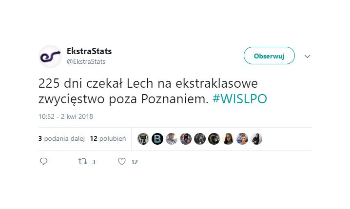 Tyle Lech Poznań czekał na wyjazdowe zwycięstwo...
