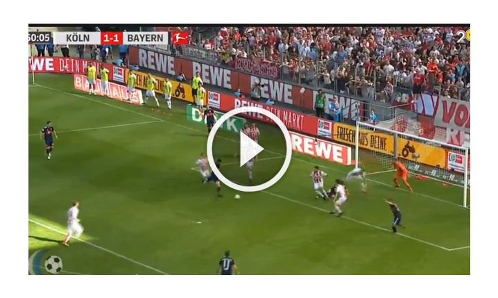 Lewandowski strzela gola z FC Köln! [VIDEO]