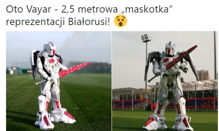 Nowa maskotka reprezentacji Białorusi.... :D