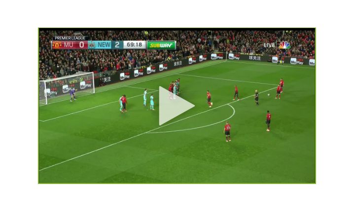 Juan Mata STRZELA GOLA z rzutu wolnego! 1-2 [VIDEO]