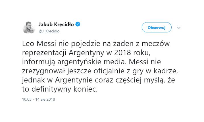 Leo Messi podjął decyzję ws. reprezentacji?!