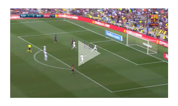 Messi strzela gola lobem! 2-0 [VIDEO]