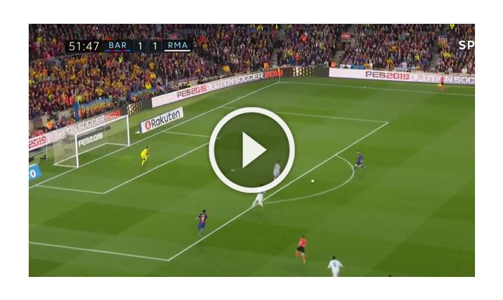 Messi ładuje gola na 2-1 z Realem Madryt! [VIDEO]