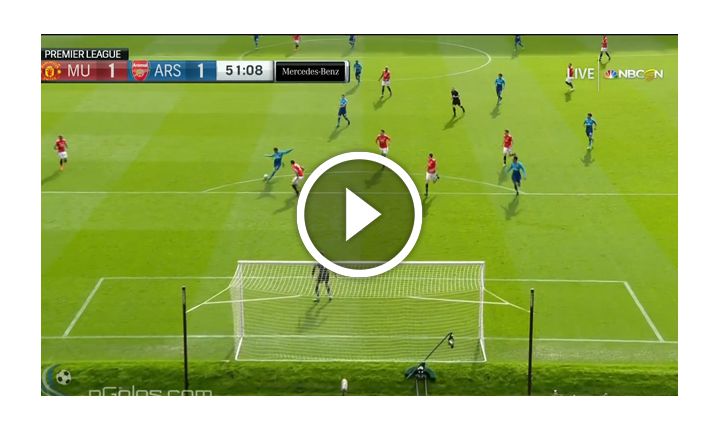 Mkhitaryan ładuje GOLA z Man United! 1-1 [VIDEO]
