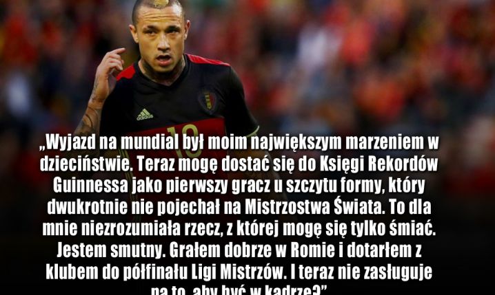 Nainggolan o braku powołania na MŚ 2018