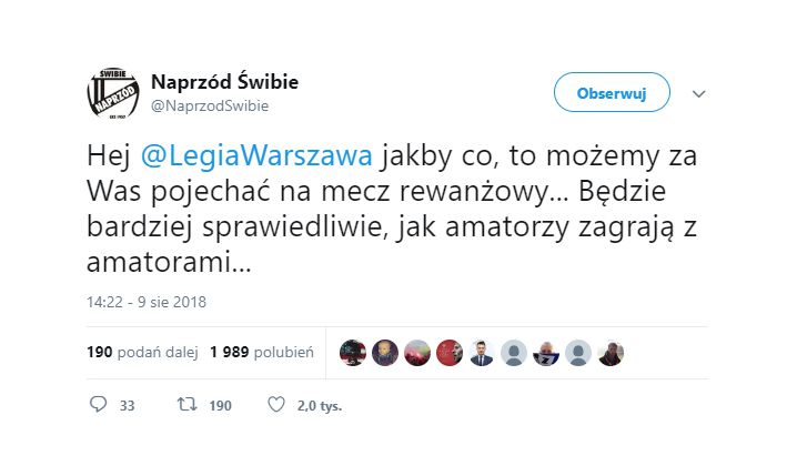 Klub z B klasy złożył propozycję Legii... :D