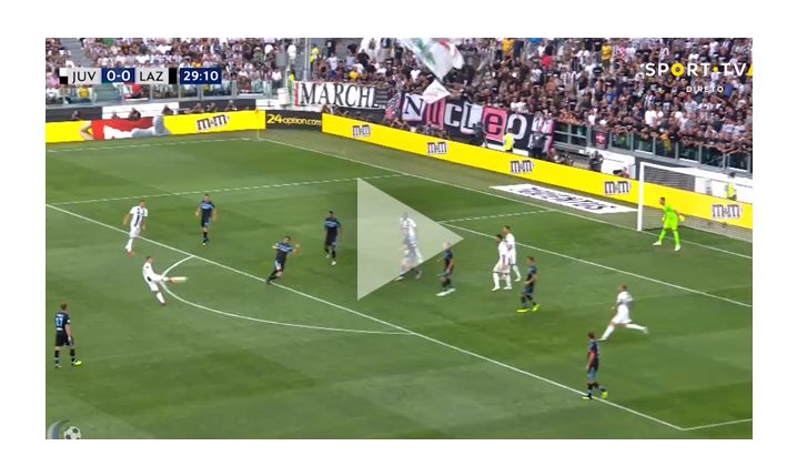 Piękny gol Pjanicia z Lazio! 1-0 [VIDEO]