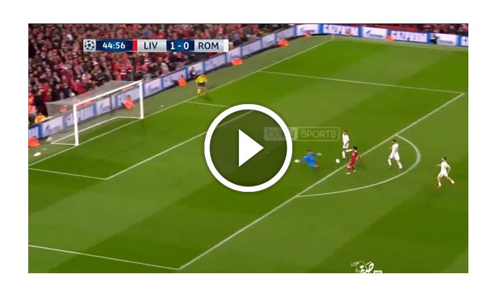 Salah ładuje GOLA na 2-0 z Romą! [VIDEO]