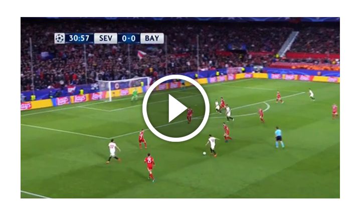 Sarabia strzela gola z Bayernem Monachium! 1-0 [VIDEO]