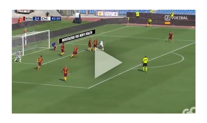 Stępiński ŁADUJE takiego GOLA na 2-2 z Romą! [VIDEO]