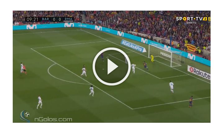 Suarez ładuje gola na 1-0 z Realem Madryt! [VIDEO]