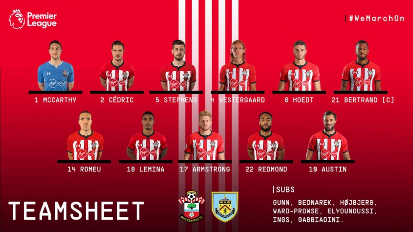 Jan Bednarek na ławce Southampton