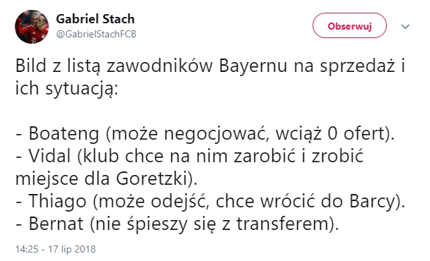 Lista piłkarzy Bayernu na sprzedaż i ich sytuacja w klubie wg ''Bilda''