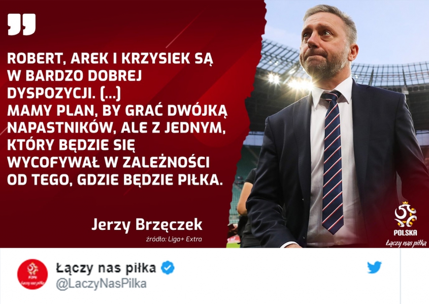 Jerzy Brzęczek zdradził, jaki ma plan na NAPASTNIKÓW