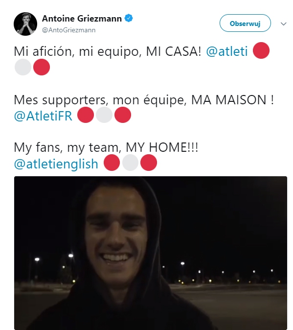 OFICJALNIE! Griezmann zostaje w Atletico!