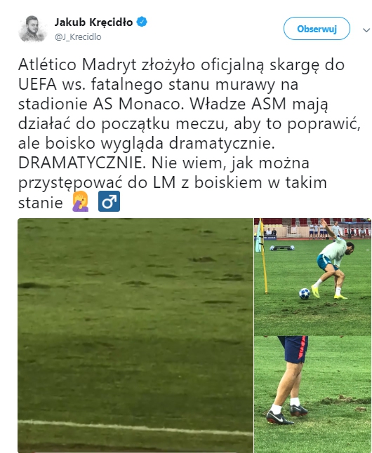 Atletico złożyło SKARGĘ przed meczem z AS Monaco!