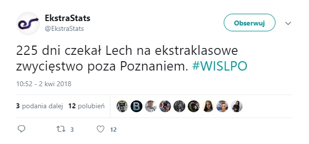 Tyle Lech Poznań czekał na wyjazdowe zwycięstwo...