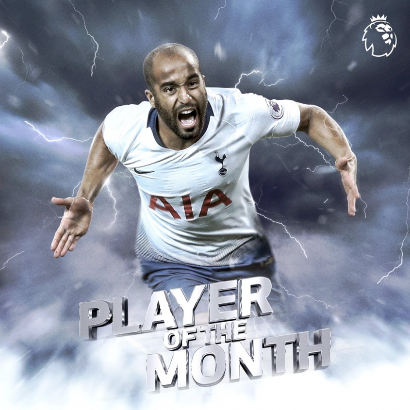 OFICJALNIE! Lucas Moura najlepszym piłkarzem miesiąca w Premier League!