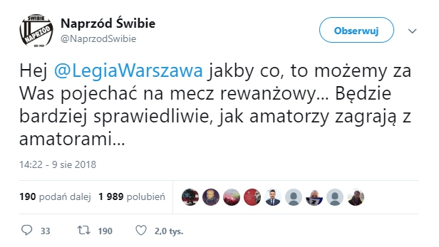 Klub z B klasy złożył propozycję Legii... :D