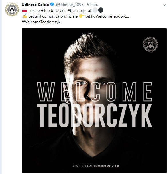 Łukasz Teodorczyk OFICJALNIE w Udinese Calcio!