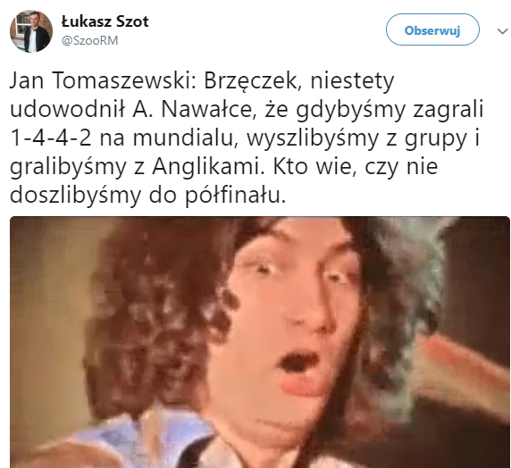 Jan Tomaszewski znowu trochę odleciał... :D