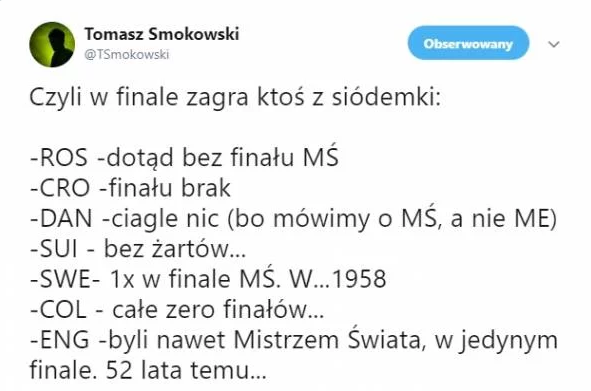 Jeden finalista będzie dosyć oryginalny :P