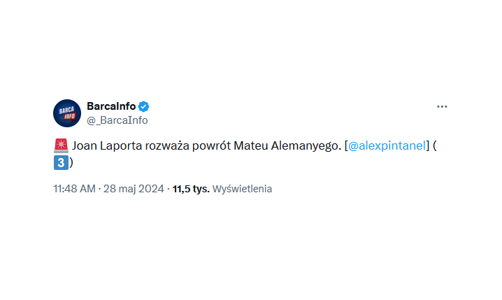 HIT! Joan Laporta rozważa WIELKI POWRÓT do Barcelony!