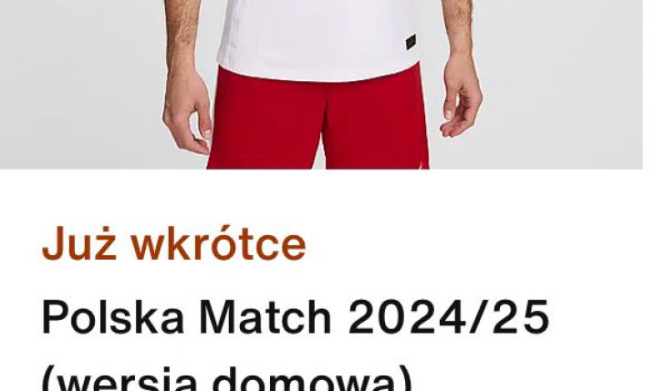 HIT! Tyle KOSZTUJE nowa koszulka reprezentacji Polski w wersji meczowej xD