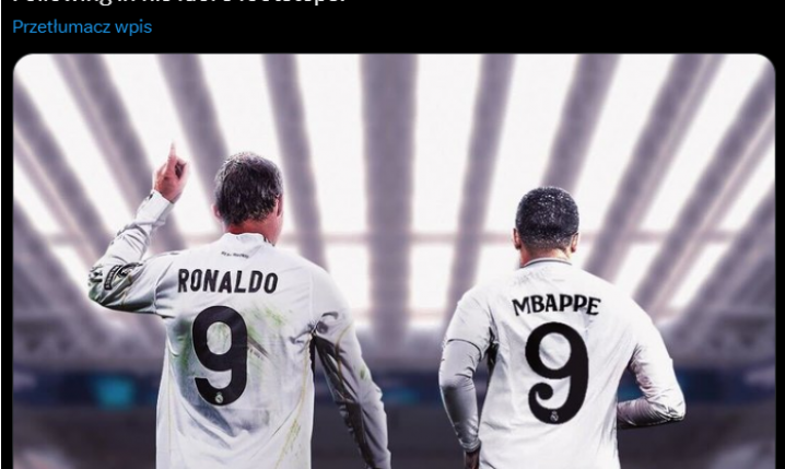 Kylian Mbappe chce iść drogą Cristiano Ronaldo i... <3