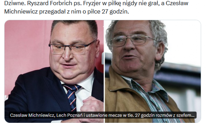 TWEET Szymona Jadczaka z nawiązaniem do ostatnich ''WYSTĘPÓW'' Czesława Michniewicza XD