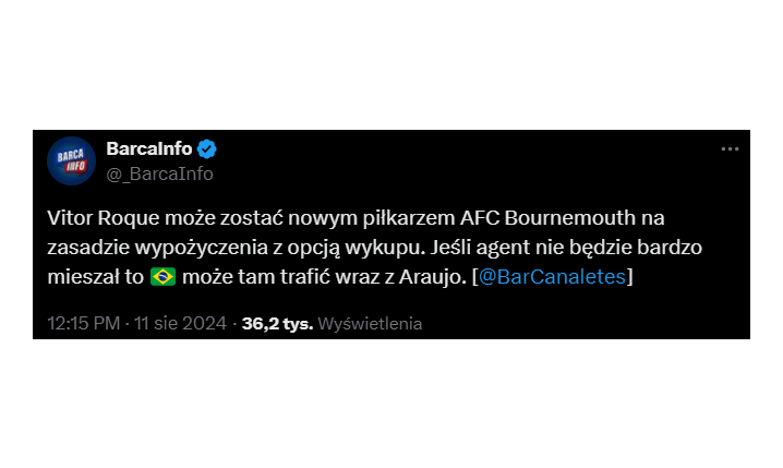 Vitor Roque może trafić do PREMIER LEAGUE! Chce go wypożyczyć...