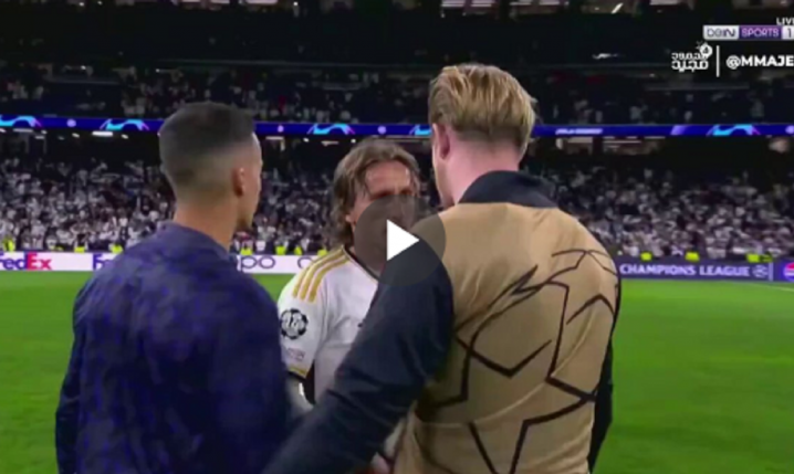 WYMIANA KOSZULEK po meczu Realu Madryt z Manchesterem City <3 [VIDEO]