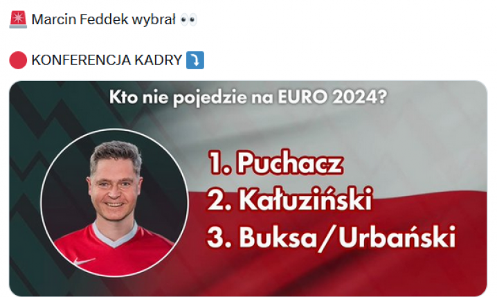 KANDYDACI do OPUSZCZENIA kadry przed EURO 2024 według Marcina Feddka!
