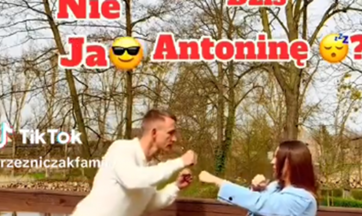 TIK TOK Jakuba Rzeźniczaka i jego żony xD [VIDEO]