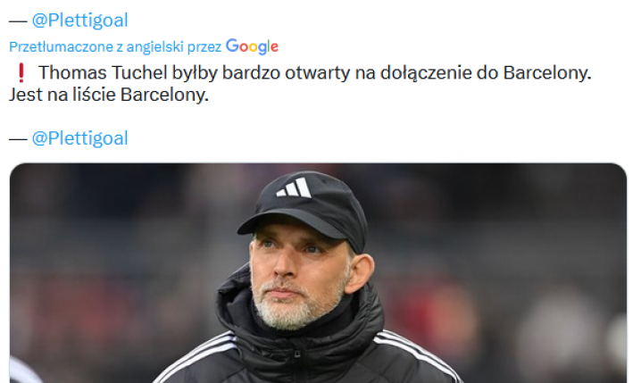 HIT! Thomas Tuchel chętny na DOŁĄCZENIE DO TEGO KLUBU xD