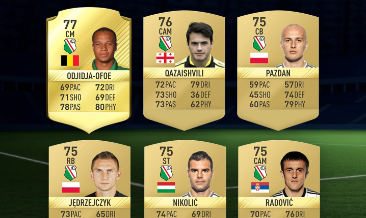 Wszystkie ZŁOTE KARTY z Ekstraklasy z gry FIFA 17... <3