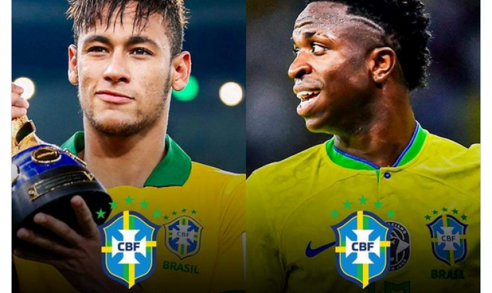 23-letni Neymar vs. 23-letni Vini w reprezentacji Brazylii [PORÓWNANIE]